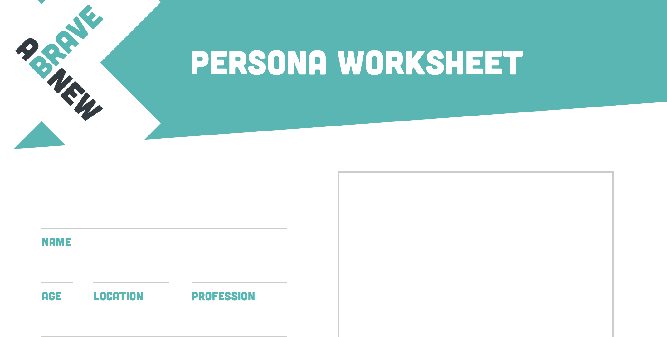 Persona Worksheet